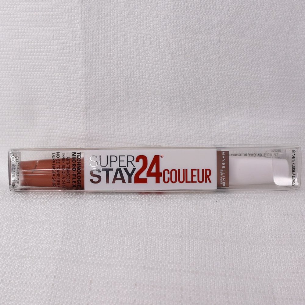 Maybelline New York Superstay 24 color 2-step lipcolor #235 loaded latte new